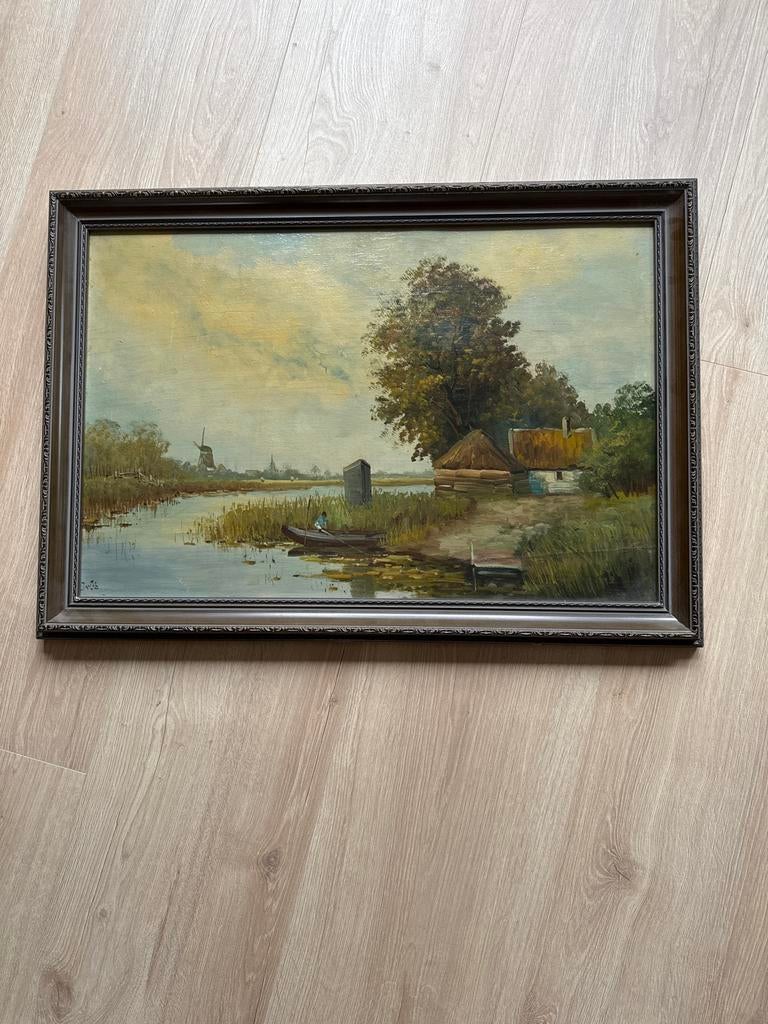 20ste-eeuwse schilderij in de stijl van de 19de eeuw, Antiek en Kunst, Ophalen