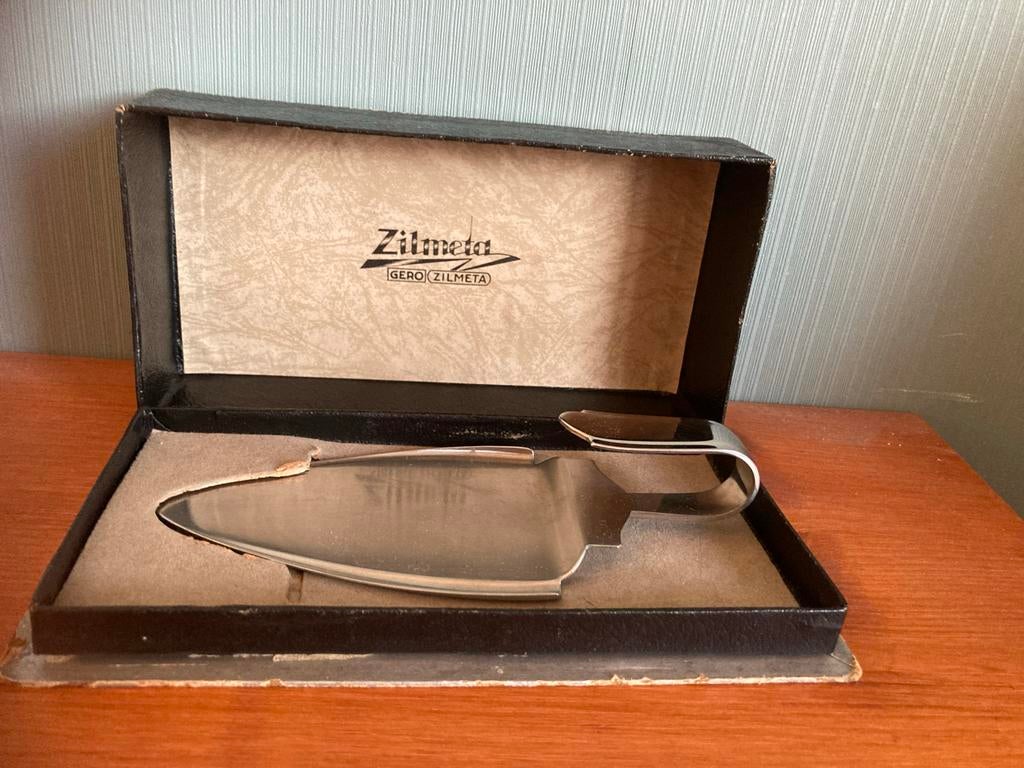 Vintage Taartschep Gero Zilmeta, Antiek en Kunst, Ophalen of Verzenden