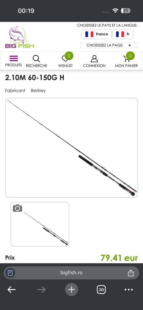 Berkley Tec Cat Hunter + Penn Battle III 6000 HS, Ophalen, Zo goed als nieuw, Molen