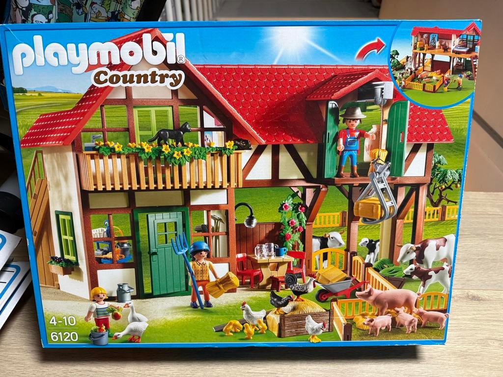 Playmobil 6120 Grote Boerderij - Nieuw in doos!, Ophalen of Verzenden, Nieuw, Complete set