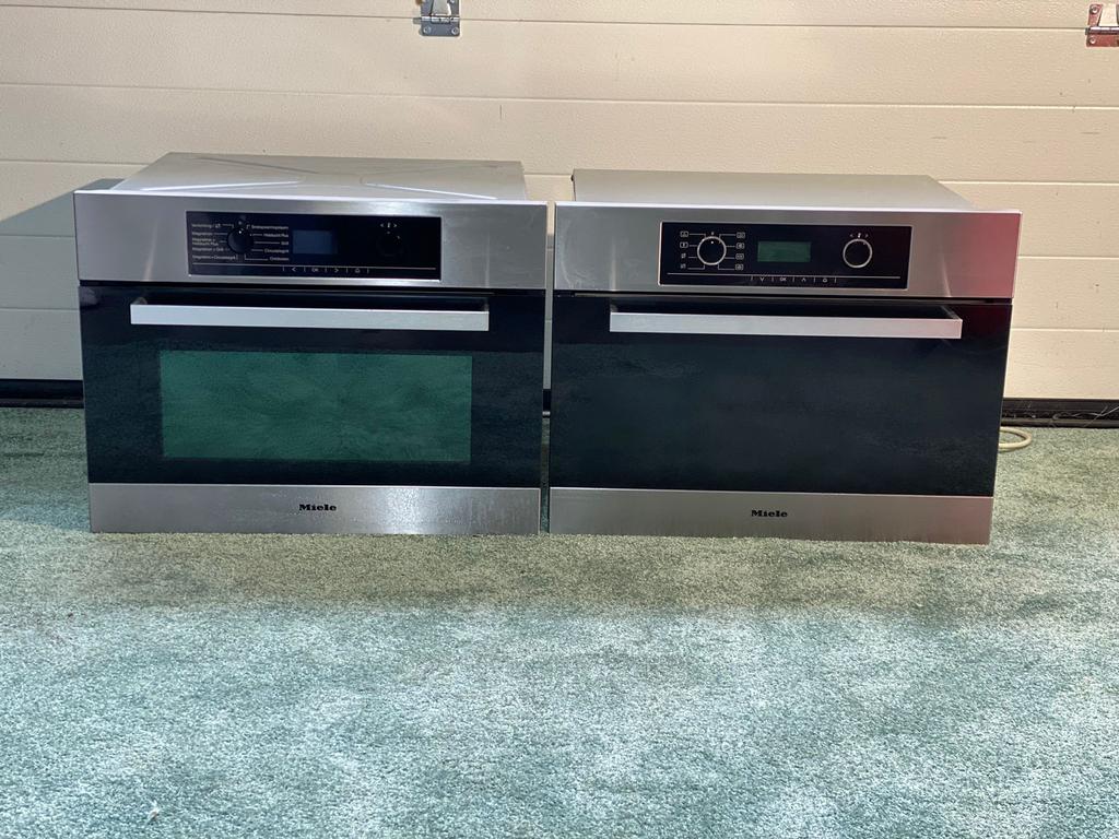 Miele set combimagnetron + stoomoven OOK LOS TE KOOP!!, Witgoed en Apparatuur, Ophalen of Verzenden, Zo goed als nieuw, 45 tot 60 cm
