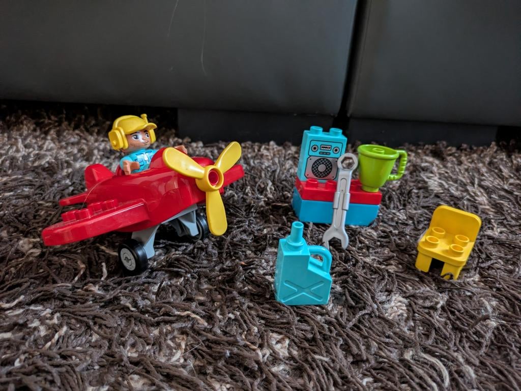 LEGO DUPLO Vliegtuig - 10908, Ophalen of Verzenden, Zo goed als nieuw, Met wieltjes