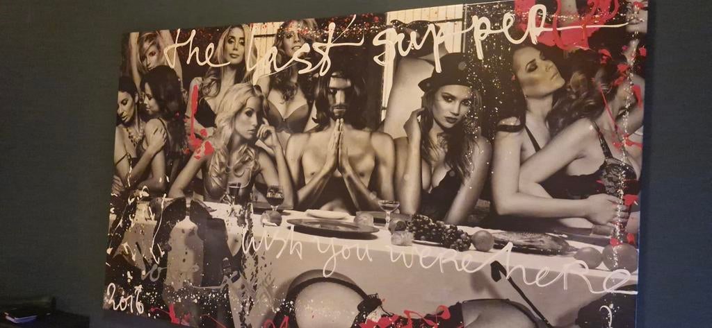 Jack Liemburg - The Last Supper - 2.00x1.20m, Ophalen of Verzenden