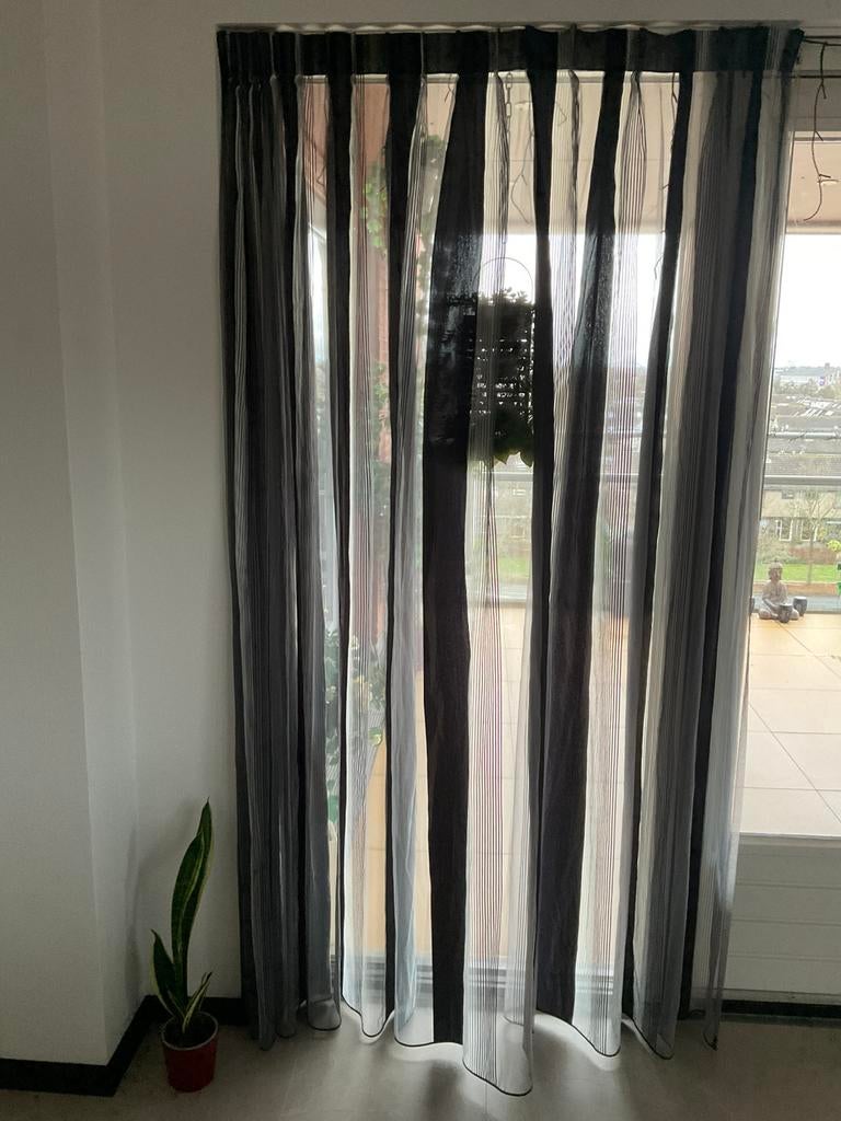 Gordijnen -vitrage, Ophalen of Verzenden, Zo goed als nieuw