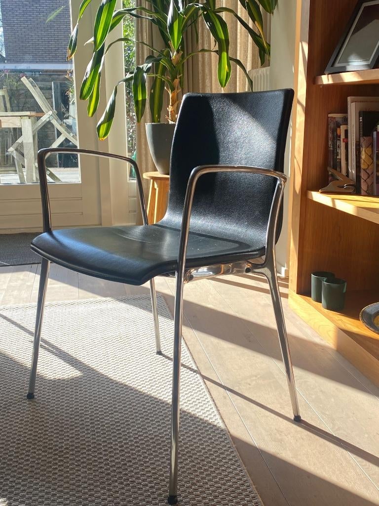 Akaba Gorka eetkamerstoelen, Ophalen, Gebruikt, Zwart, Modern design jaren '90