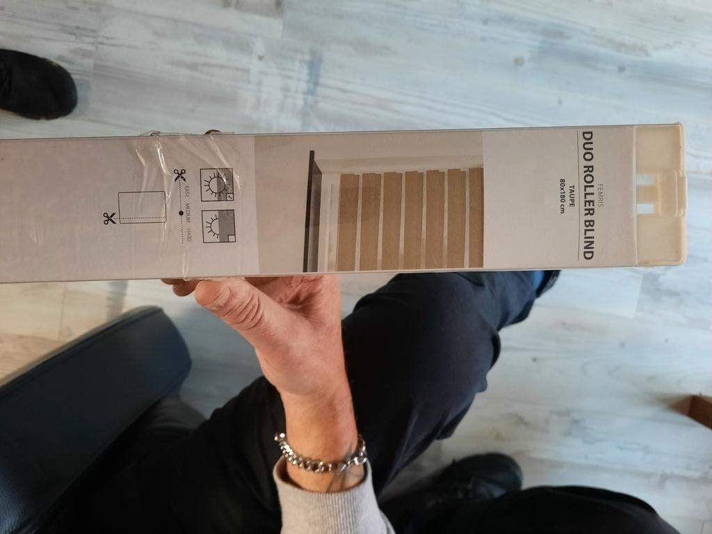 Rolgordijnen - 2x 60x180 & 2x 80x180 - Dou Roller Blind, Ophalen