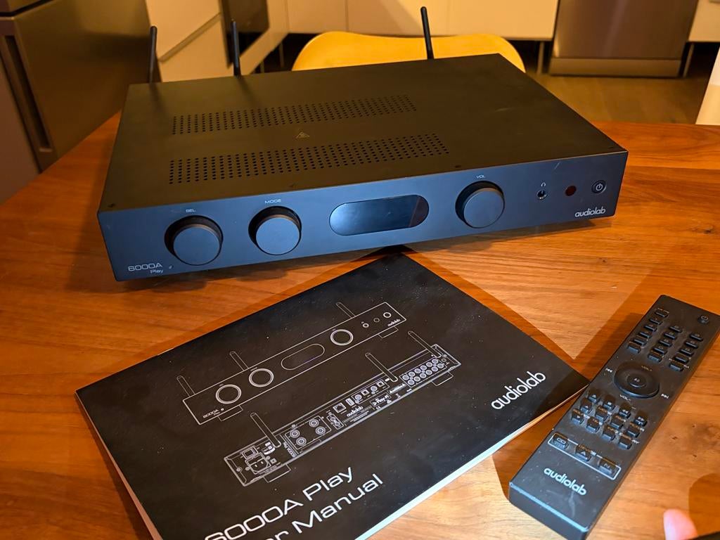 Audiolab 6000A Play Versterker - Topstaat!, Audio, Tv en Foto, Versterkers en Receivers, Overige merken, Ophalen of Verzenden