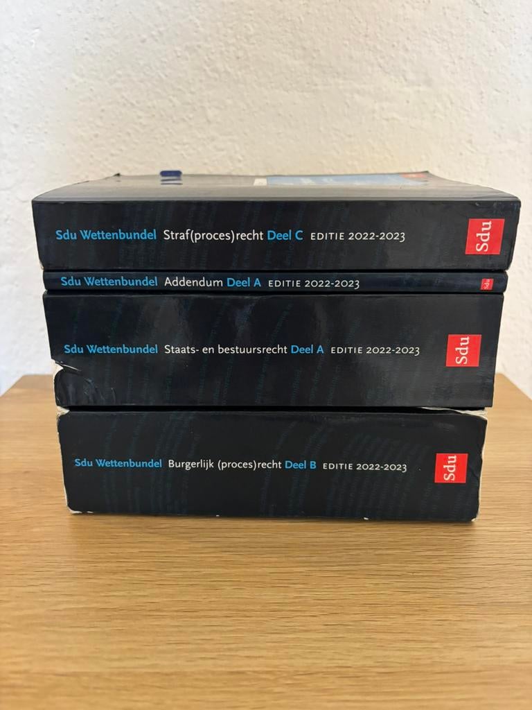 Sdu Wettenbundel 2022-2023 (set a drie delen), Boeken, Ophalen of Verzenden, Zo goed als nieuw, Sociale wetenschap