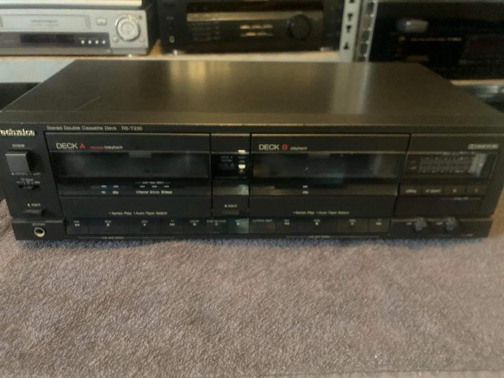Technics RS-T230 Dubbel Cassettedeck, Audio, Tv en Foto, Cassettedecks, Overige merken, Ophalen of Verzenden