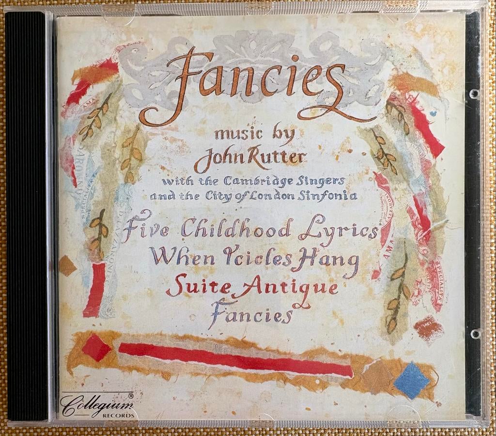 John Rutter - Fancies -Cambridge Singers(CD), Cd's en Dvd's, Ophalen of Verzenden, Modernisme tot heden, Zo goed als nieuw, Kamermuziek
