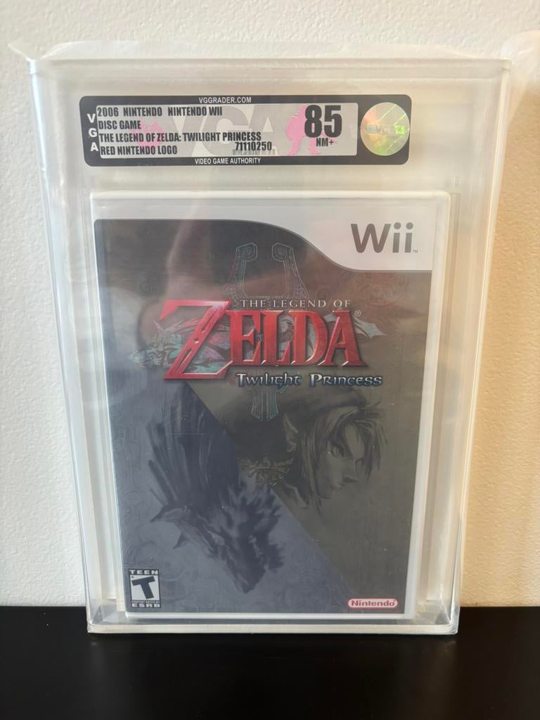 Zelda twilight princess wii sealed 85 vga graded 2006, Spelcomputers en Games, Avontuur en Actie, 1 speler, Ophalen of Verzenden