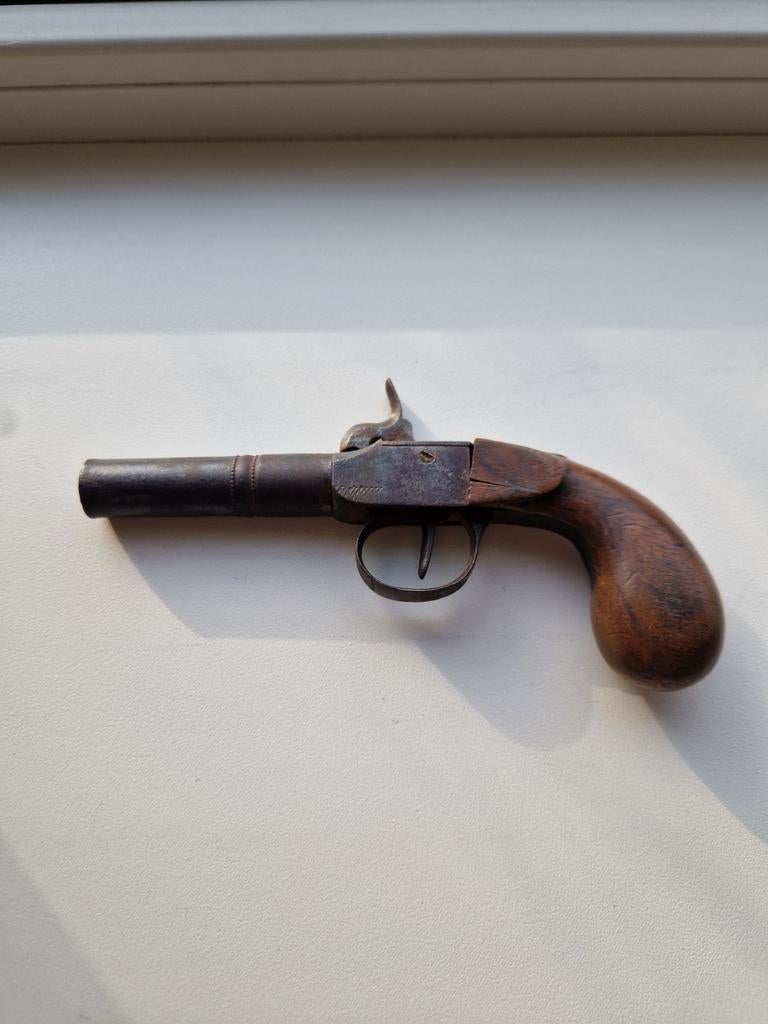 Antiek Percussie pistool, Ophalen of Verzenden