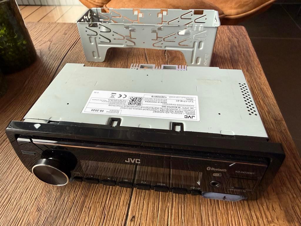 JVC KD-X472DBT Bluetooth Autoradio Zo Goed Als Nieuw, Ophalen of Verzenden, Zo goed als nieuw