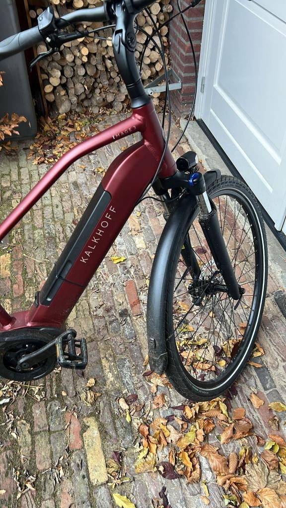 kalkhoff ebike image 3b move trapeze-model riemaandrijving, Zo goed als nieuw, 50 km per accu of meer, 55 tot 59 cm, Ophalen