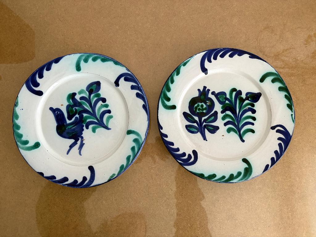 Handbeschilderde Fajalauza borden uit Granada Spanje, Antiek en Kunst, Ophalen of Verzenden