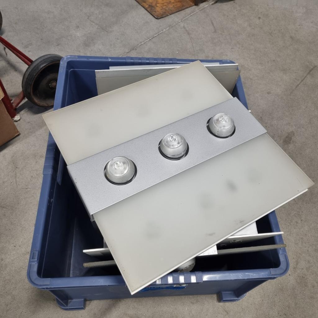 15x LEDLAMP  ledarmatuur met richtspots OPBOUW 24 watt, Ophalen of Verzenden, Gebruikt