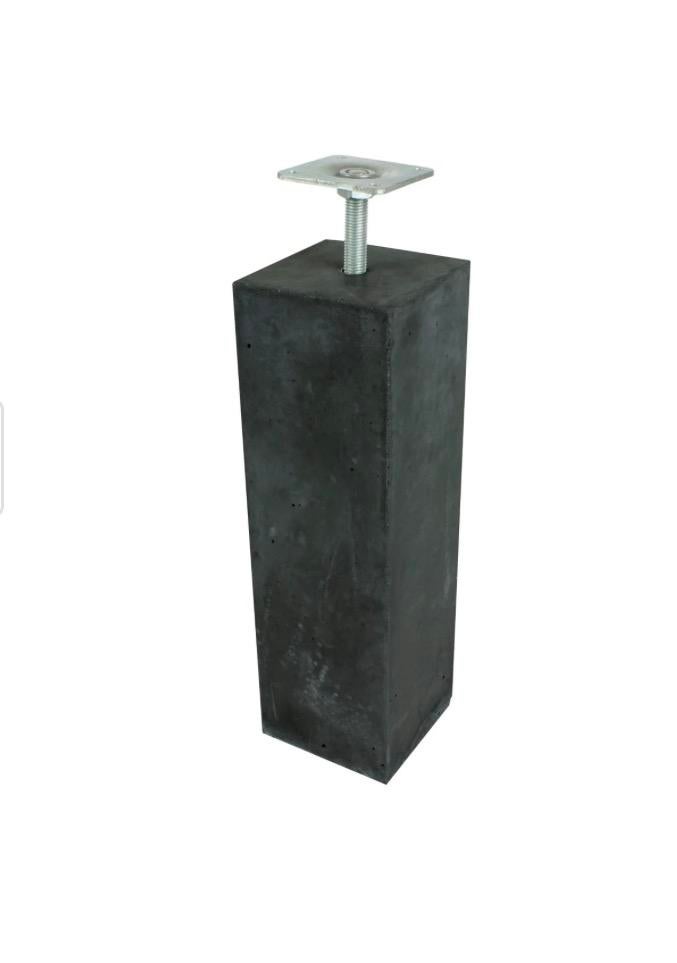 Betonpoeren 15x15 cm Antraciet met stelplaat, Tuin en Terras, Ophalen, ., Overige typen, Nieuw