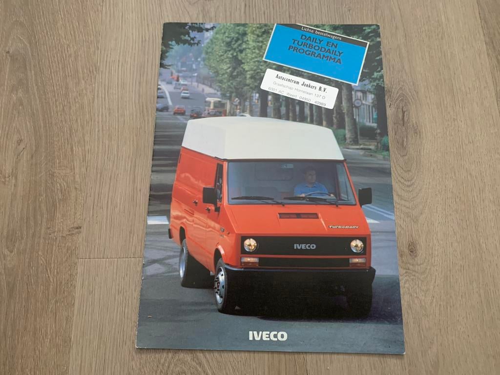 Folder Iveco Daily/ Superdaily 1985, Ophalen of Verzenden, Zo goed als nieuw, Overige merken