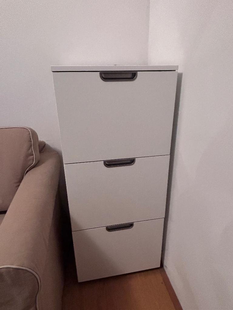 Witte IKEA Galant Archiefkast Dossierkast met Cijferslot, Ophalen, 100 tot 150 cm, 50 tot 100 cm, Zo goed als nieuw