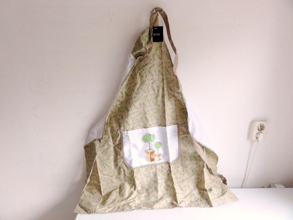 Tuinschort, leuke katoenen tuinschort, Tuin en Terras, Werkkleding, Ophalen of Verzenden, Zo goed als nieuw, Overall