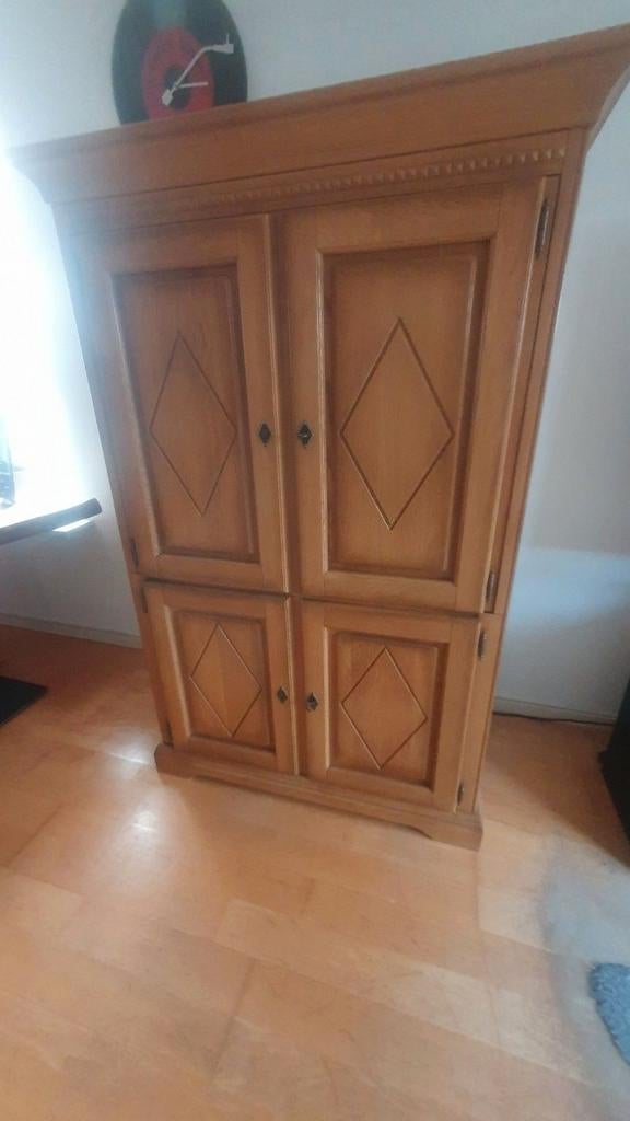 Tv meubel pc kast Karel Mintjes Eiken Safir, Huis en Inrichting, Ophalen