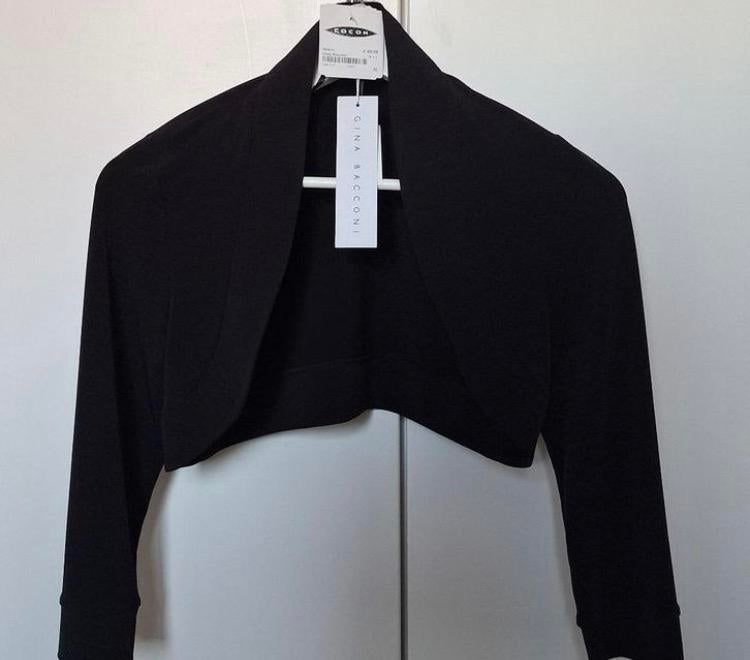 NIEUWE Bolero zwart, Maat 38/40 (M), Zwart, Nieuw, Ophalen of Verzenden