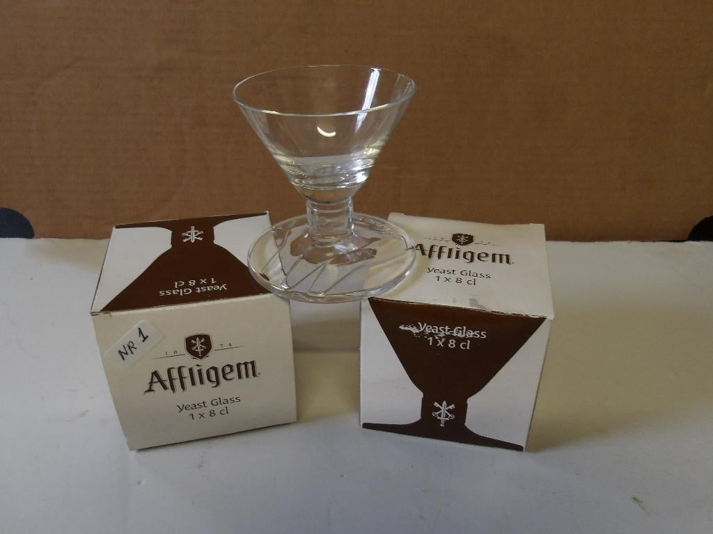 Affligem bier proefglaasje (nr.1), Verzamelen, Biermerken, Nieuw, Glas of Glazen, Overige merken, Ophalen of Verzenden