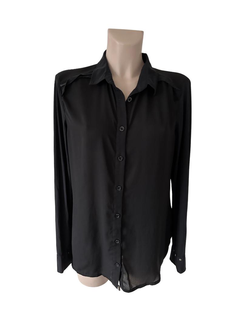 Zip73 blouse L, Maat 38/40 (M), Zwart, Ophalen of Verzenden, Zo goed als nieuw