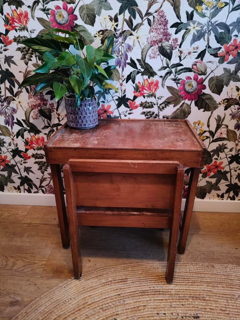 Mooi vintage bureautje, Ophalen, Gebruikt