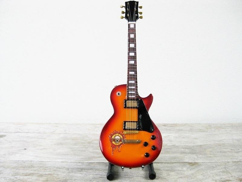 minatuur gitaar Gibson Les Paul SLASH Guns and Roses - logo, Ophalen of Verzenden, Nieuw, Instrument of Toebehoren