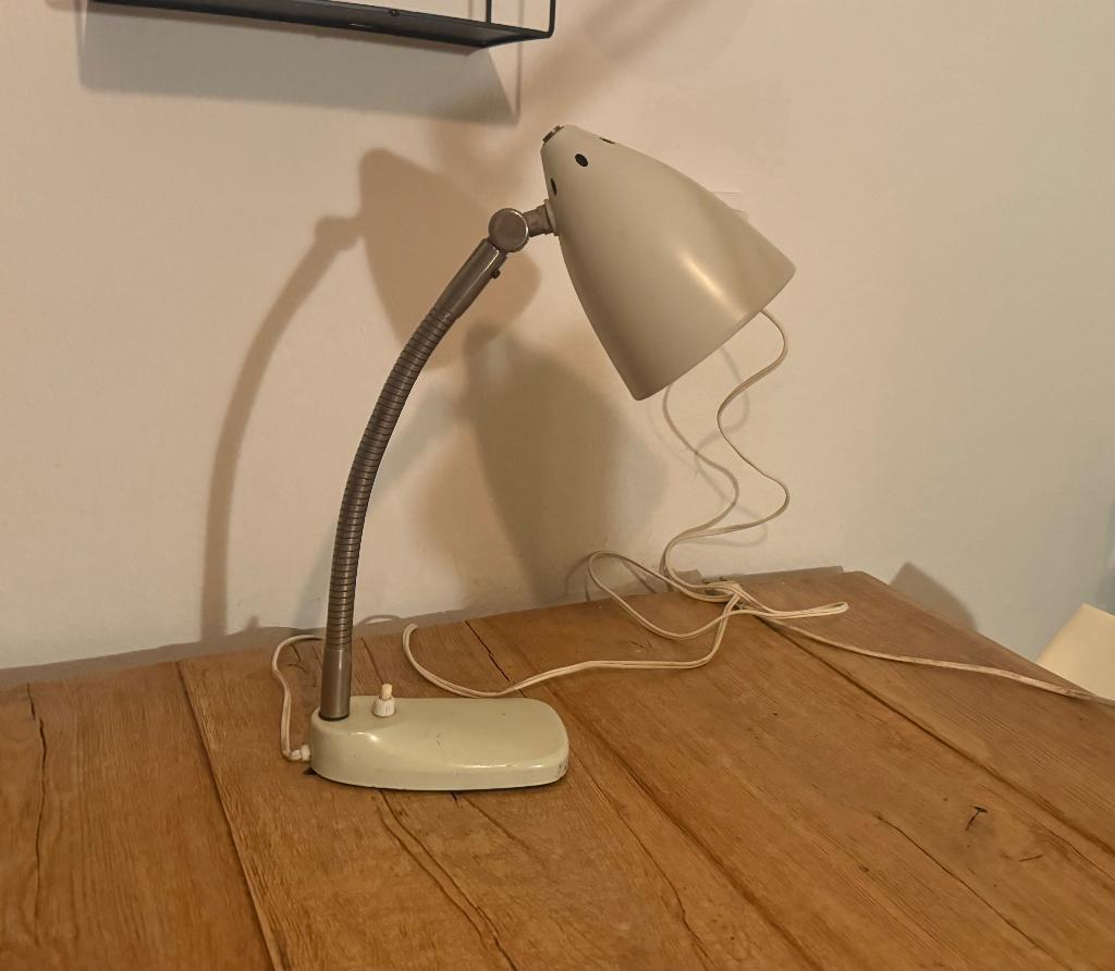 Hala Zeist Busquet model 13 bureaulamp, Vintage, Ophalen of Verzenden, Zo goed als nieuw, Metaal