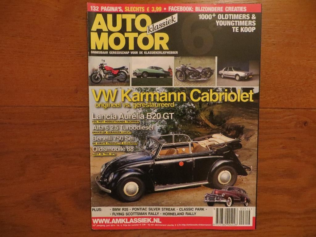 Auto Motor Klassiek 6a 2014 Volkswagen Karmann Cabriolet, Ophalen of Verzenden, Nieuw, Volkswagen