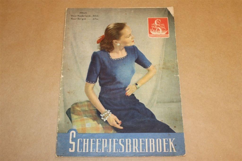 Scheepjes Breiboek - Circa 1950, Ophalen of Verzenden, Gelezen
