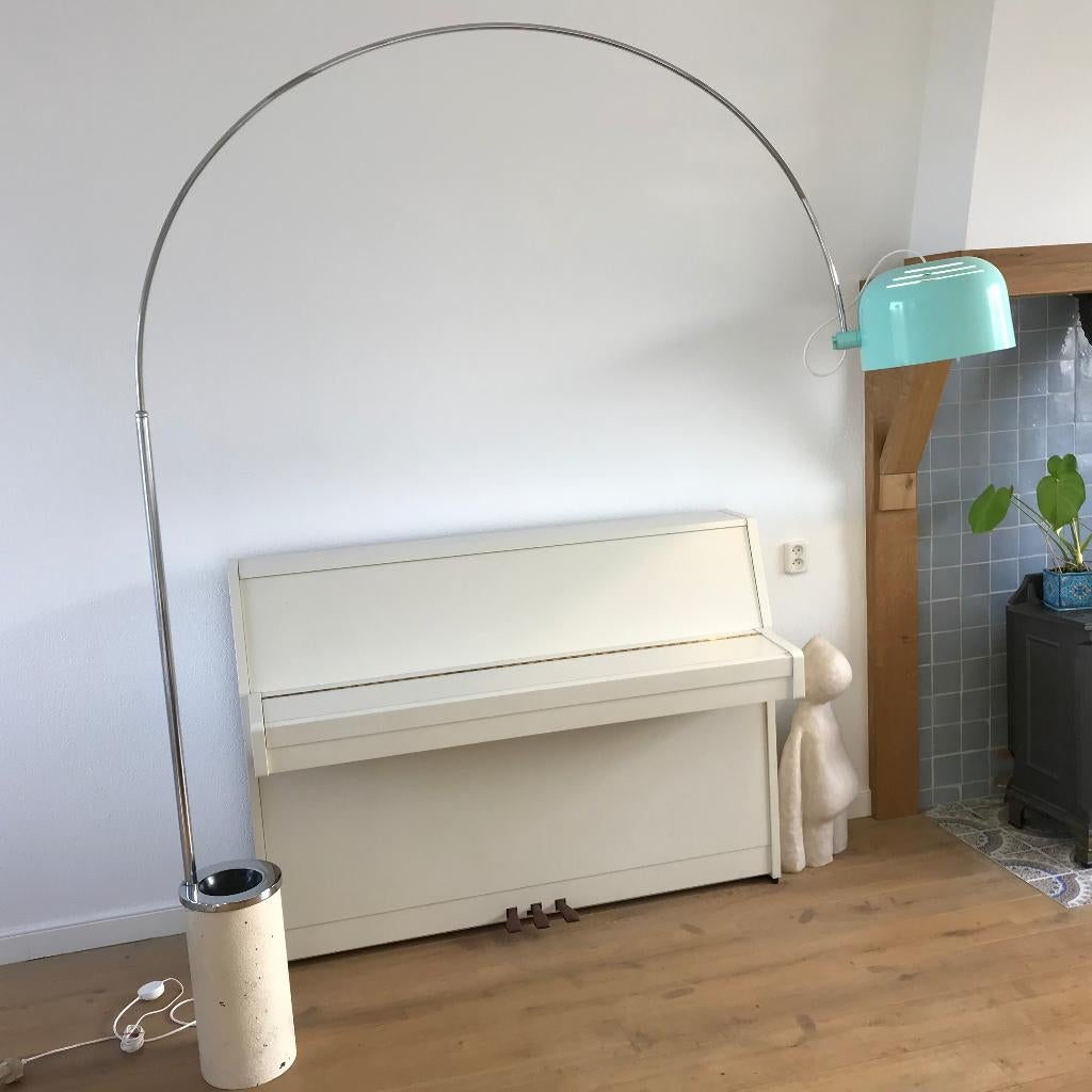 Booglamp Harvey Guzzini Arc Lamp vloerlamp iGuzzini Meblo, Ophalen, Zo goed als nieuw, Nvt, 150 tot 200 cm