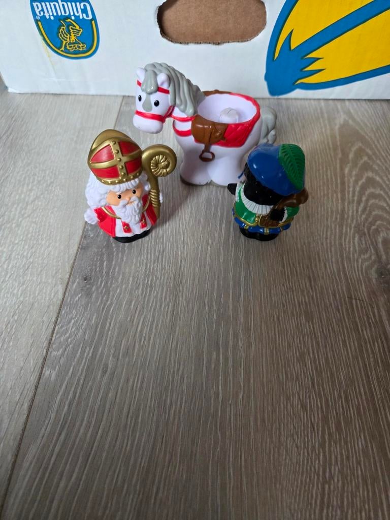 Little People / Fisher Price - Sinterklaas + Zwarte Piet set, Ophalen of Verzenden, Gebruikt