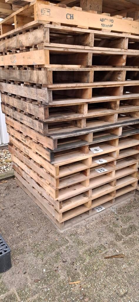 Pallets 100x100cm/pallets, Ophalen of Verzenden, 50 mm of meer, Pallet, Minder dan 200 cm