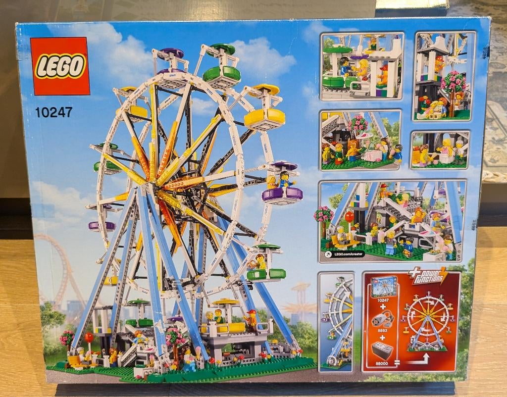 Lego Ferris Wheel 10247, Ophalen, Zo goed als nieuw, Complete set, Lego