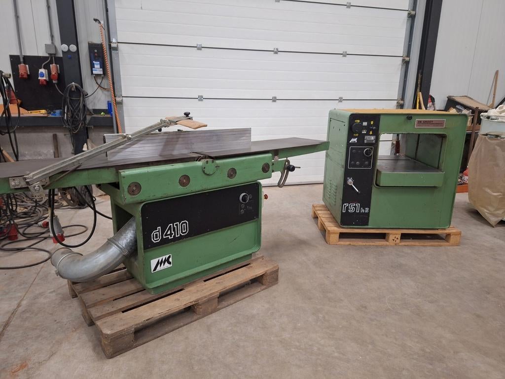 Vlakbank en vandiktebank en freesmachine casadei, Ophalen