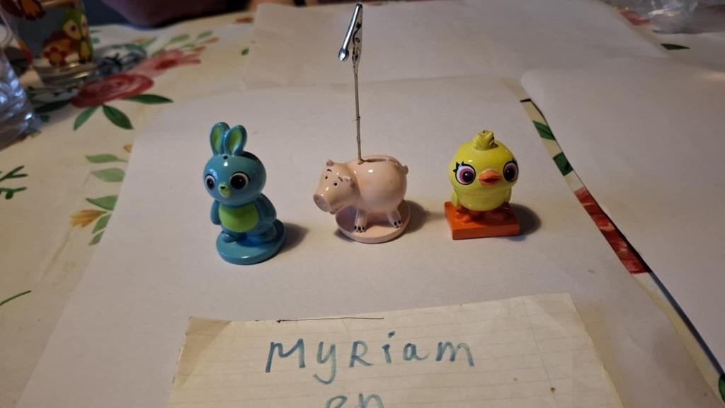 Disney Pixar Toy Story fotoclips figuren, Ophalen of Verzenden, Overige figuren, Zo goed als nieuw, Beeldje of Figuurtje