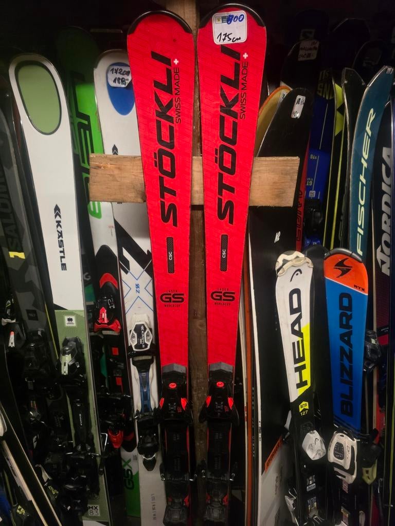 175cm STOCKLI LASER GS WORLDCUP SWISS HANDGEMAAKT 2025, Overige merken, 160 tot 180 cm, Ophalen of Verzenden, Zo goed als nieuw