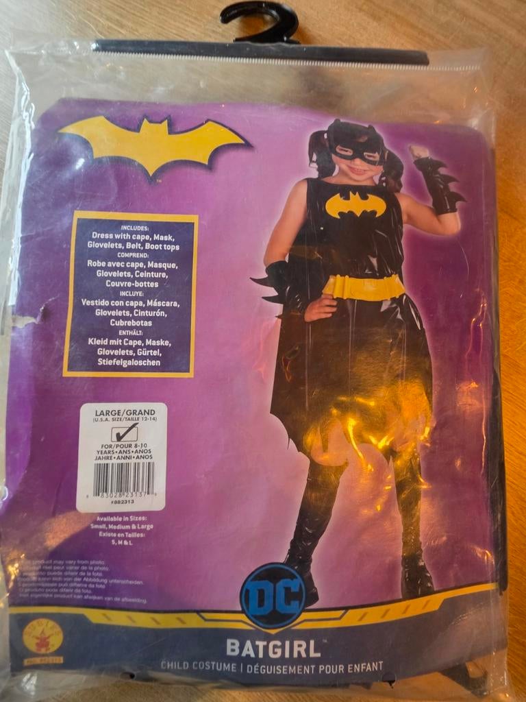 Carnaval batgirl 8-10 jaar, Ophalen of Verzenden, Meisje