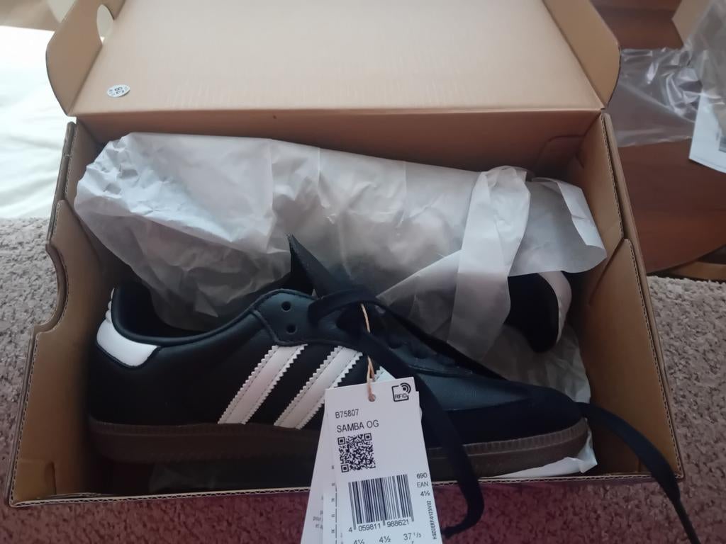 Adidas Samba OG - Nieuw in doos!, Zwart, Nieuw, Ophalen of Verzenden, Sneakers of Gympen