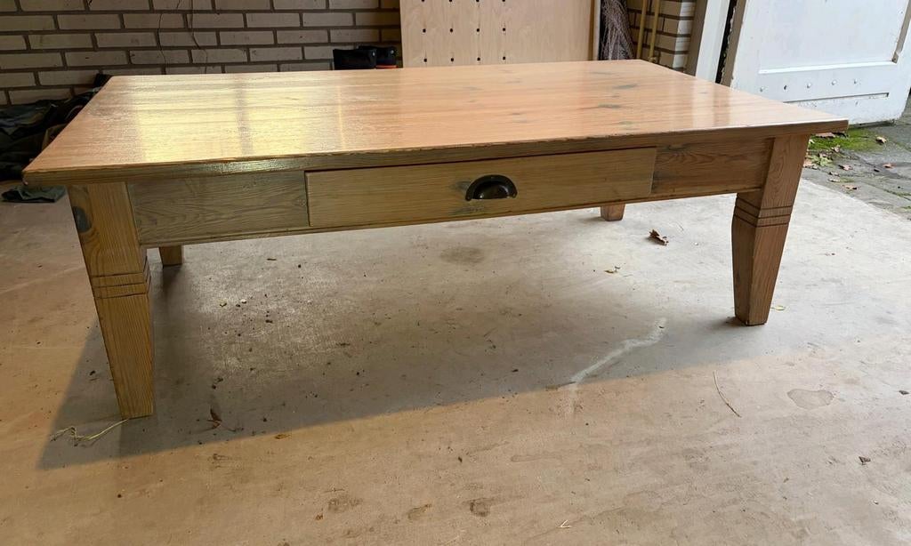 Salontafel, Ophalen, Gebruikt, 100 tot 150 cm, Eikenhout