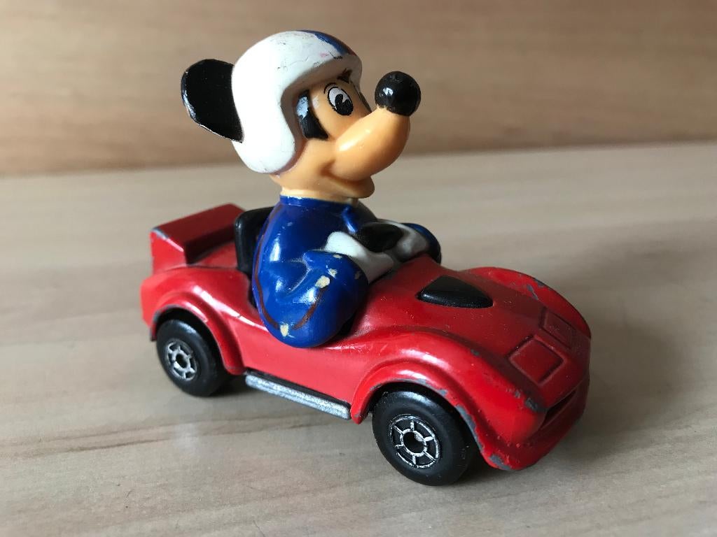 Vintage Mickey Mouse Matchbox 1980 7,5 cm, Ophalen of Verzenden, Mickey Mouse, Beeldje of Figuurtje