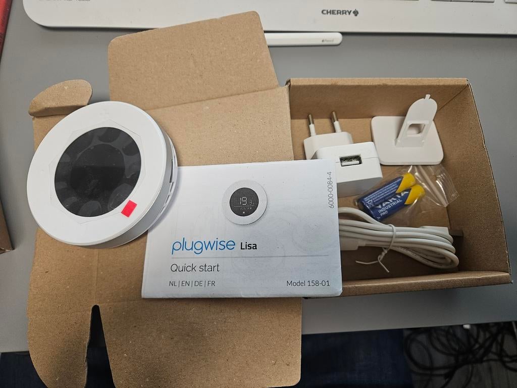 Draadloze Lisa thermostaat van Plugwise, Ophalen of Verzenden, Minder dan 60 cm, Minder dan 30 cm