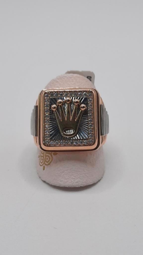 gouden Rolex ring 14kt, Heer, Www.bredajuwelier.nl, Nieuw, Ophalen of Verzenden