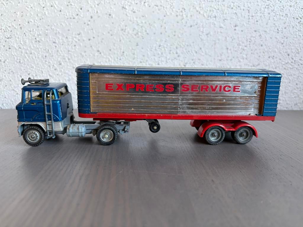 Corgi Major Toys Ford Tilt H-Series Express Service trailer, Ophalen of Verzenden, Zo goed als nieuw, Bus of Vrachtwagen, Corgi