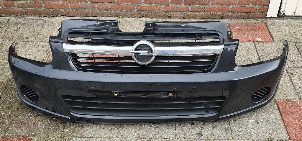 Opel agila A voorbumper zwart, Ophalen, Gebruikt, Opel, Bumper