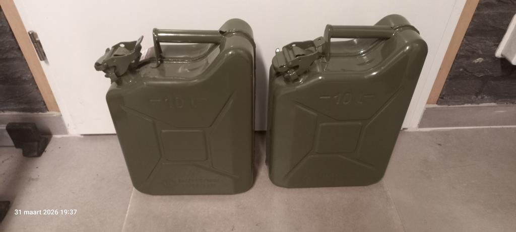 Ijzeren jerrycan 10 liter nieuw, Ophalen of Verzenden