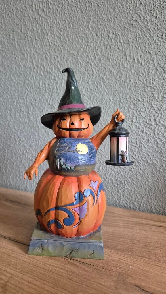 Stacked Pumpkin Witch H21cm Jim Shore 6012745, Ophalen of Verzenden